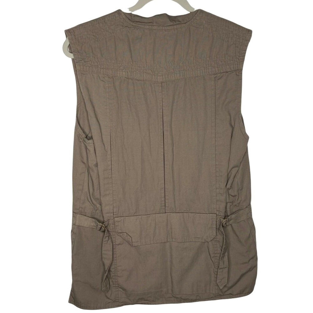 Fox Fire Photography Vest Mens Small Brown Utility Cargo Fishing Safari Hiking - Picture 2 of 7